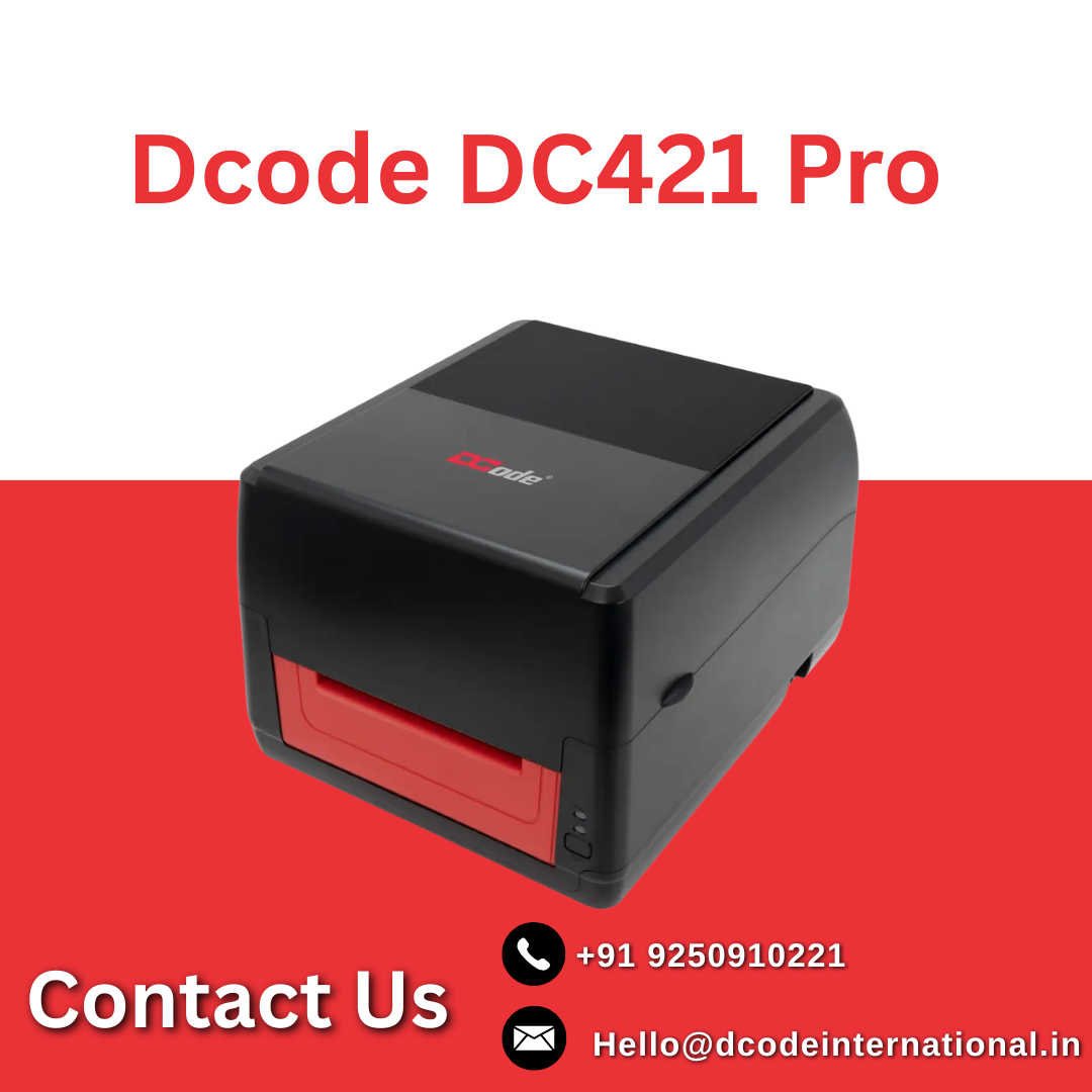 Thermal Transfer Label Printer Dcode DC421 Pro Printer in India