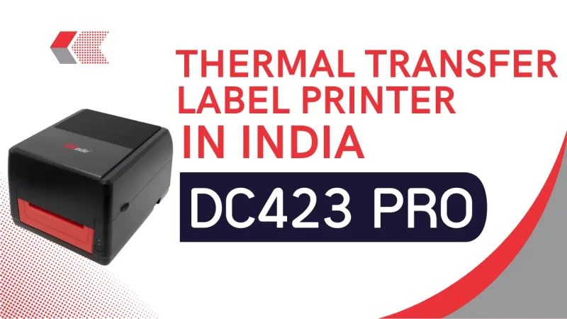Thermal Transfer Label Printer in India – DC423 Pro 